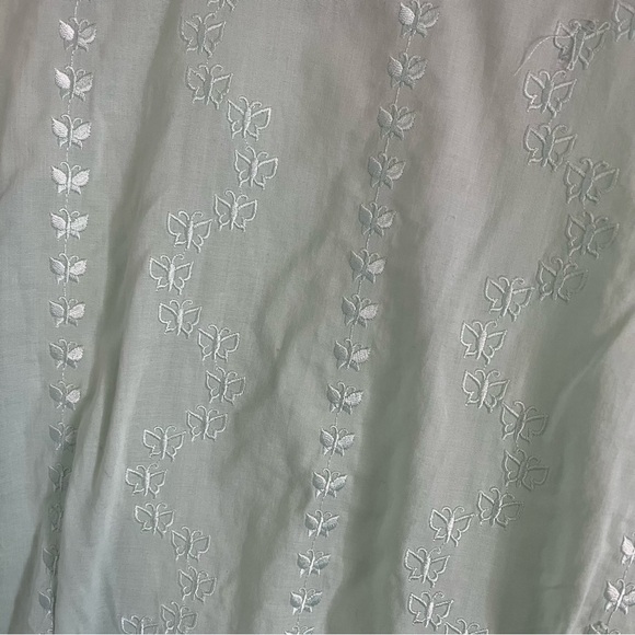 & OTHER STORIES Butterfly Embroidered Fit & Flare Midi Dress - Picture 8 of 12